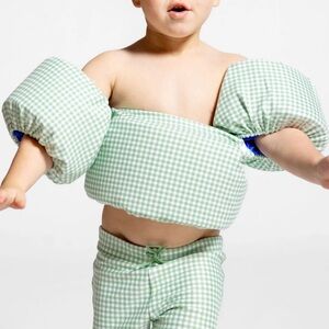 NWT minnow palm gingham puddle jumper cover